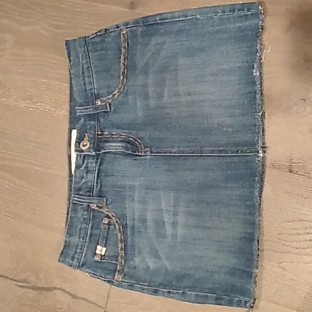 Z. Cavaricci Medium Wash Denim Jean Skirt